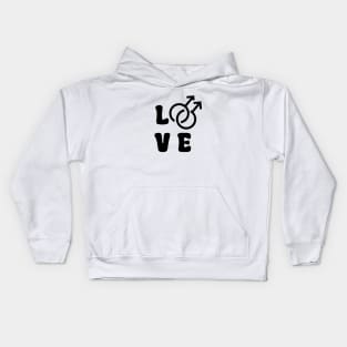 Love Gay Black Kids Hoodie